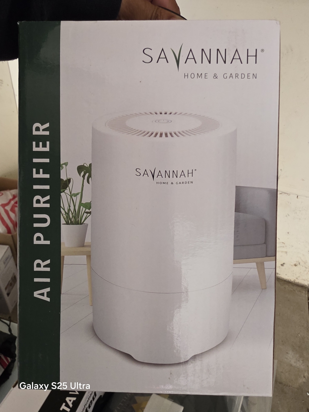 Savannah White Cylindrical Air Purifier New Unopened